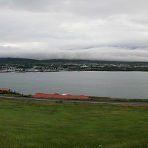 3.8.2009  17:38, autor: Teoretik / Pohľad na mesto Akureyri