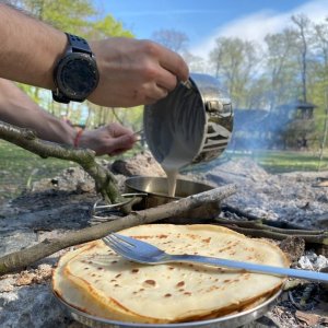 Ako by povedal sám p. Kendík,  palacinky guľatého tvaru, dozlata z obidvoch strán prepečené / '20' / Dátum: 6.4.2024